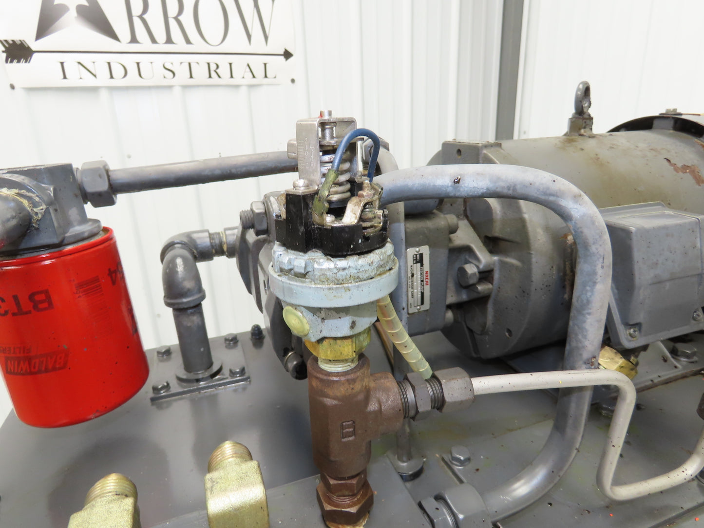 Nachi UPV-1A-22N2-3.7-4-12 Hydraulic Power Unit 18Gal 10gpm 2000psi 3.7kw 220V