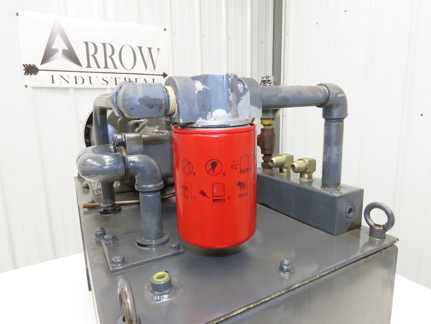 Nachi UPV-1A-22N2-3.7-4-12 Hydraulic Power Unit 18Gal 10gpm 2000psi 3.7kw 220V