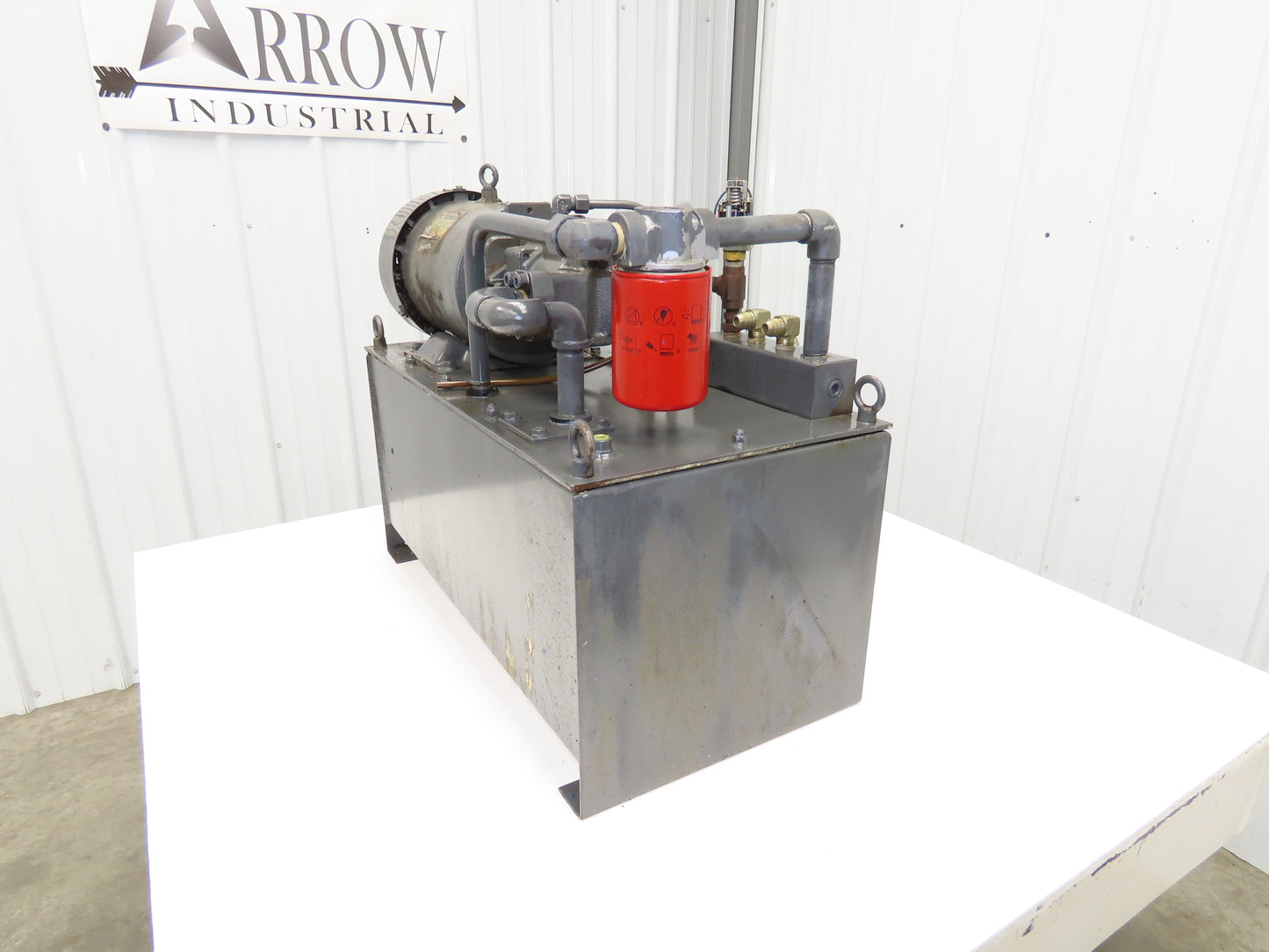Nachi UPV-1A-22N2-3.7-4-12 Hydraulic Power Unit 18Gal 10gpm 2000psi 3.7kw 220V
