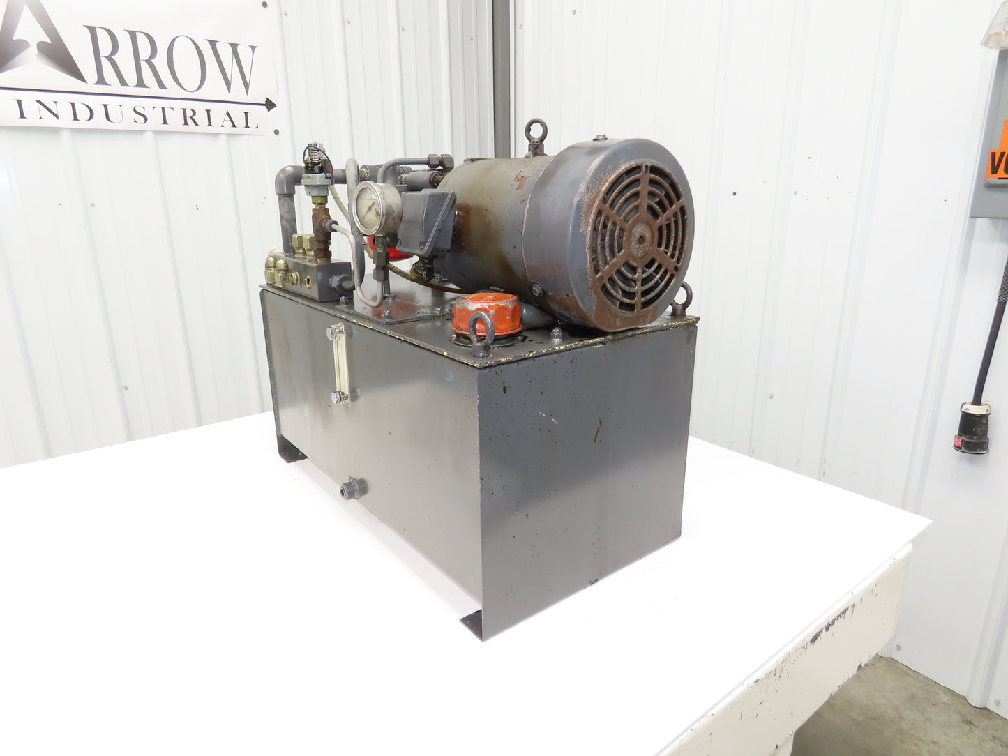 Nachi UPV-1A-22N2-3.7-4-12 Hydraulic Power Unit 18Gal 10gpm 2000psi 3.7kw 220V