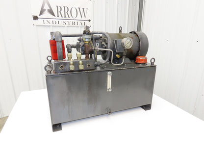 Nachi UPV-1A-22N2-3.7-4-12 Hydraulic Power Unit 18Gal 10gpm 2000psi 3.7kw 220V