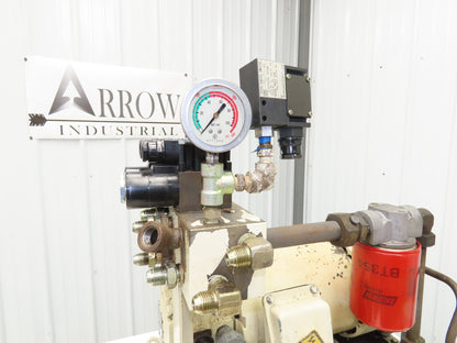 Nachi VDR-1B-1A3-U-1146K Hydraulic Power Unit 10 Gal 7gpm 2000psi 2.2kw 220V 3PH