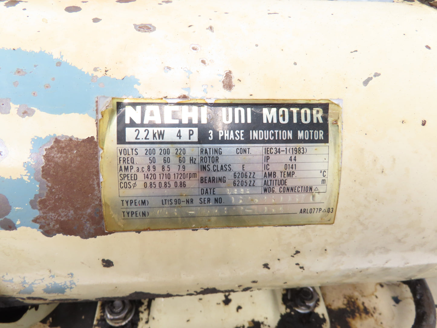 Nachi VDR-1B-1A3-U-1146K Hydraulic Power Unit 10 Gal 7gpm 2000psi 2.2kw 220V 3PH