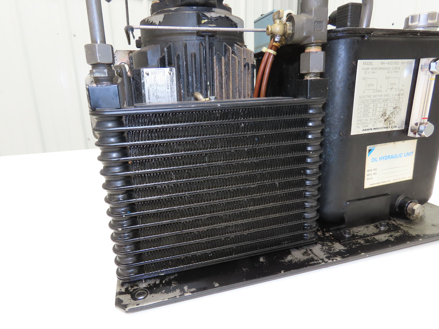 Daikin V15AIRX-95 S38 Hydraulic Power Unit 10L Tank 25L/min 855psi 2.2kw 220V