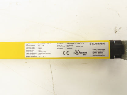 Schmersal SLC440COM-ER-0890-14 Safety Light Curtain Transmitter & Receiver Set