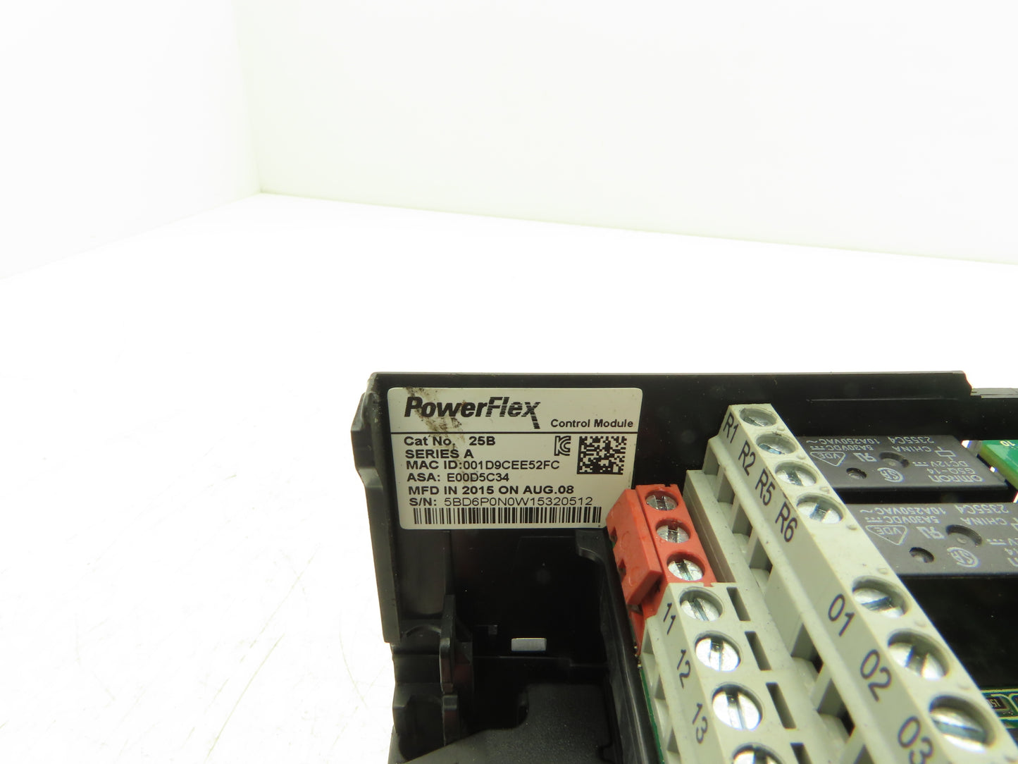 Allen Bradley 25B-D6P0N104 Powerflex 525 3Hp VFD AC Drive 480V 50/60Hz FRN 4.001