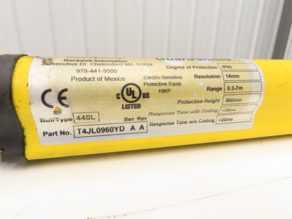 440L-P4J0960YD Guardshield Safety Light Curtain Transmitter/Receiver Set -READ