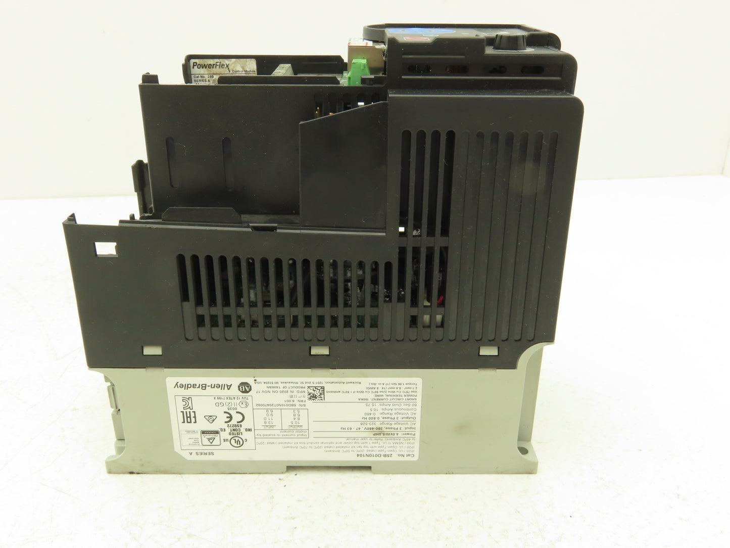 Allen-Bradley 25B-D010N104 PowerFlex 525 AC Drive 5HP 480V 3PH Ser A FRN 6.001