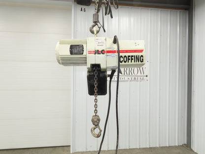 Coffing JLC2016310 Electric Chain Hoist 1 Ton 16 FPM 13' Lift 230/460V 3PH