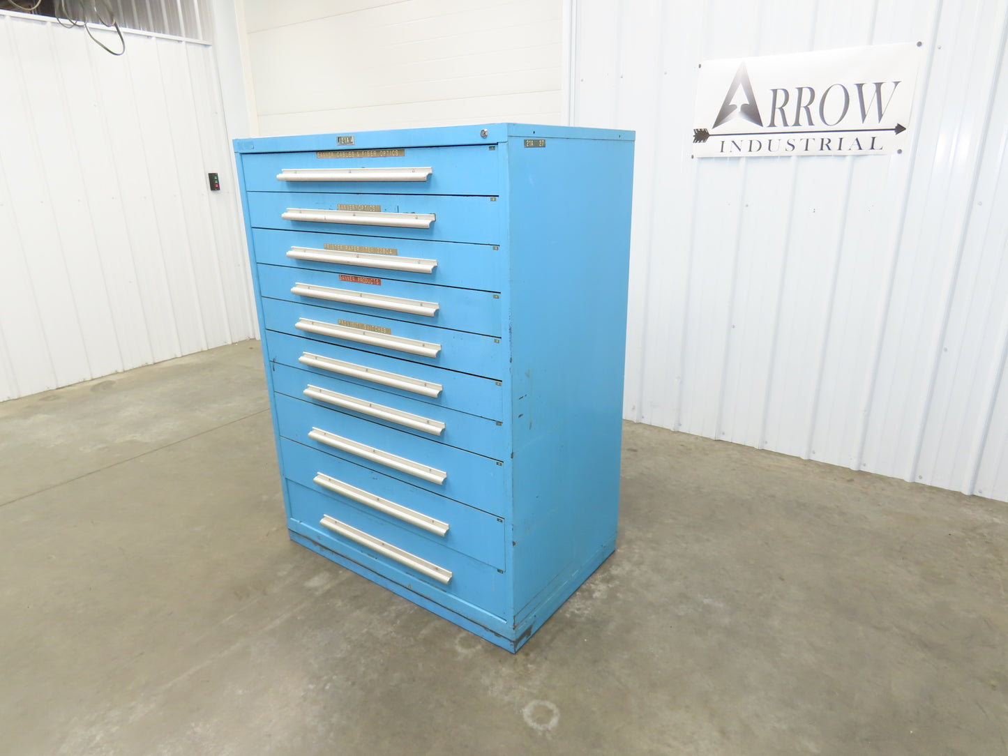 Nu-Era Modular Tool Storage Cabinet 10 Drawer 45x28x61" Vidmar Lista Stanley