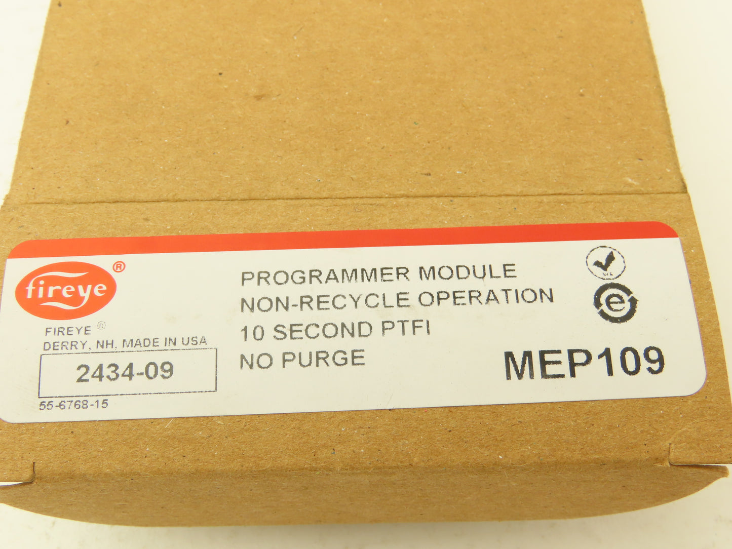 Fireye MEP109 MicroM Programmer Control Module 10 Sec PTFI Intermittent Pilot