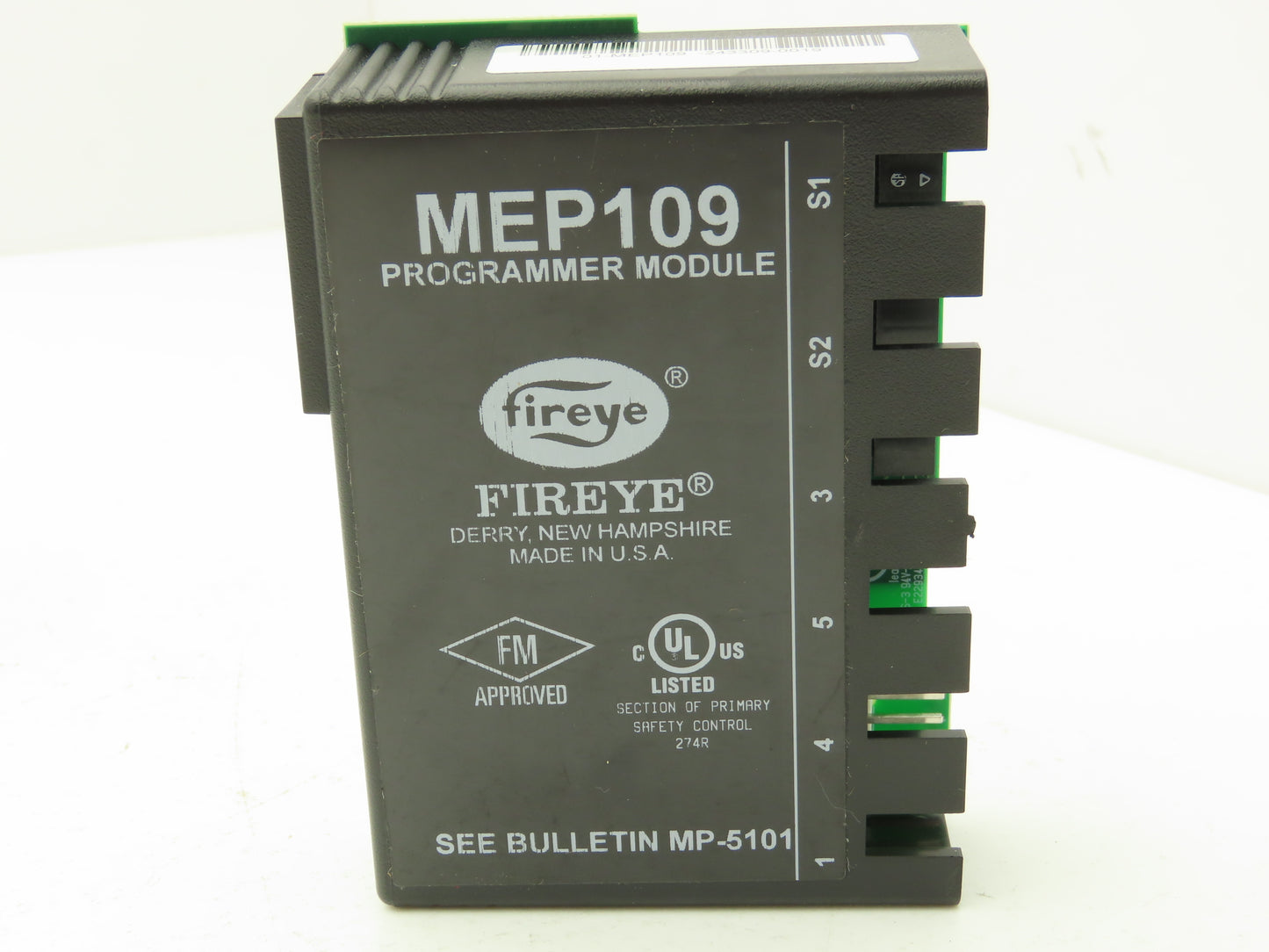 Fireye MEP109 MicroM Programmer Control Module 10 Sec PTFI Intermittent Pilot