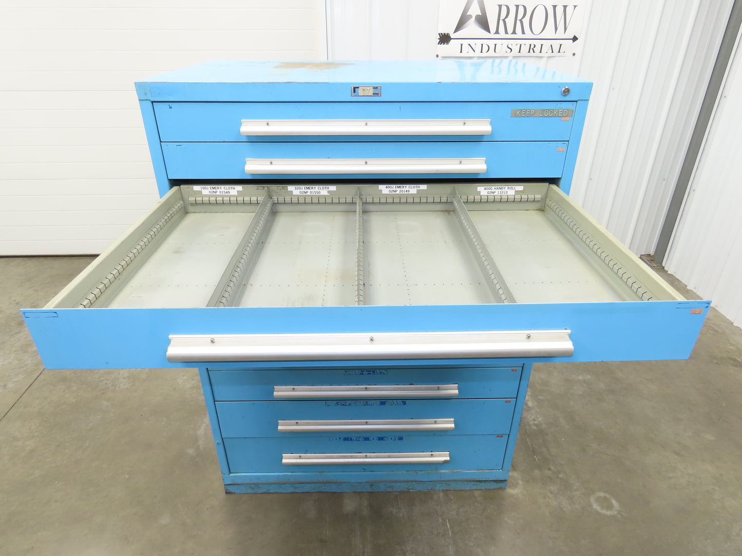 Nu-Era Tool Storage Cabinet Modular 10 Drawer 45x28x61" Lista Stanley Vidmar