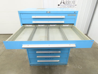 Nu-Era Tool Storage Cabinet Modular 10 Drawer 45x28x61" Lista Stanley Vidmar