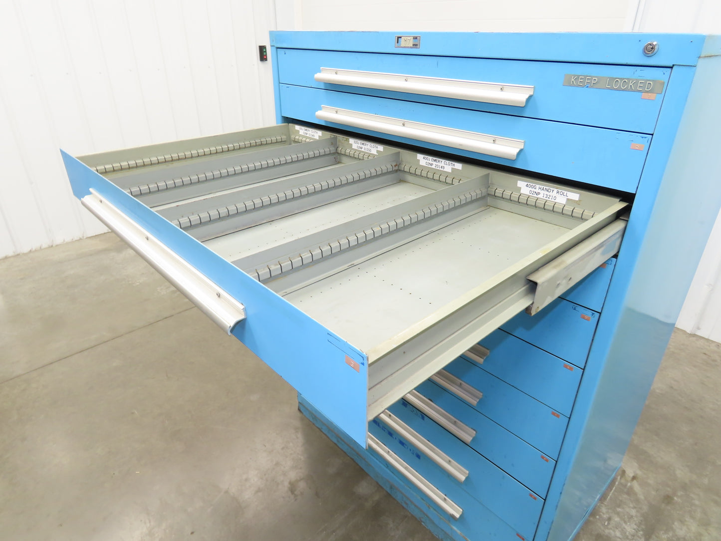 Nu-Era Tool Storage Cabinet Modular 10 Drawer 45x28x61" Lista Stanley Vidmar