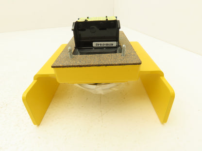 Allen Bradley 800P-F2CGAV Palm Operated Push Button Switch Flush Mount 1NO 1NC