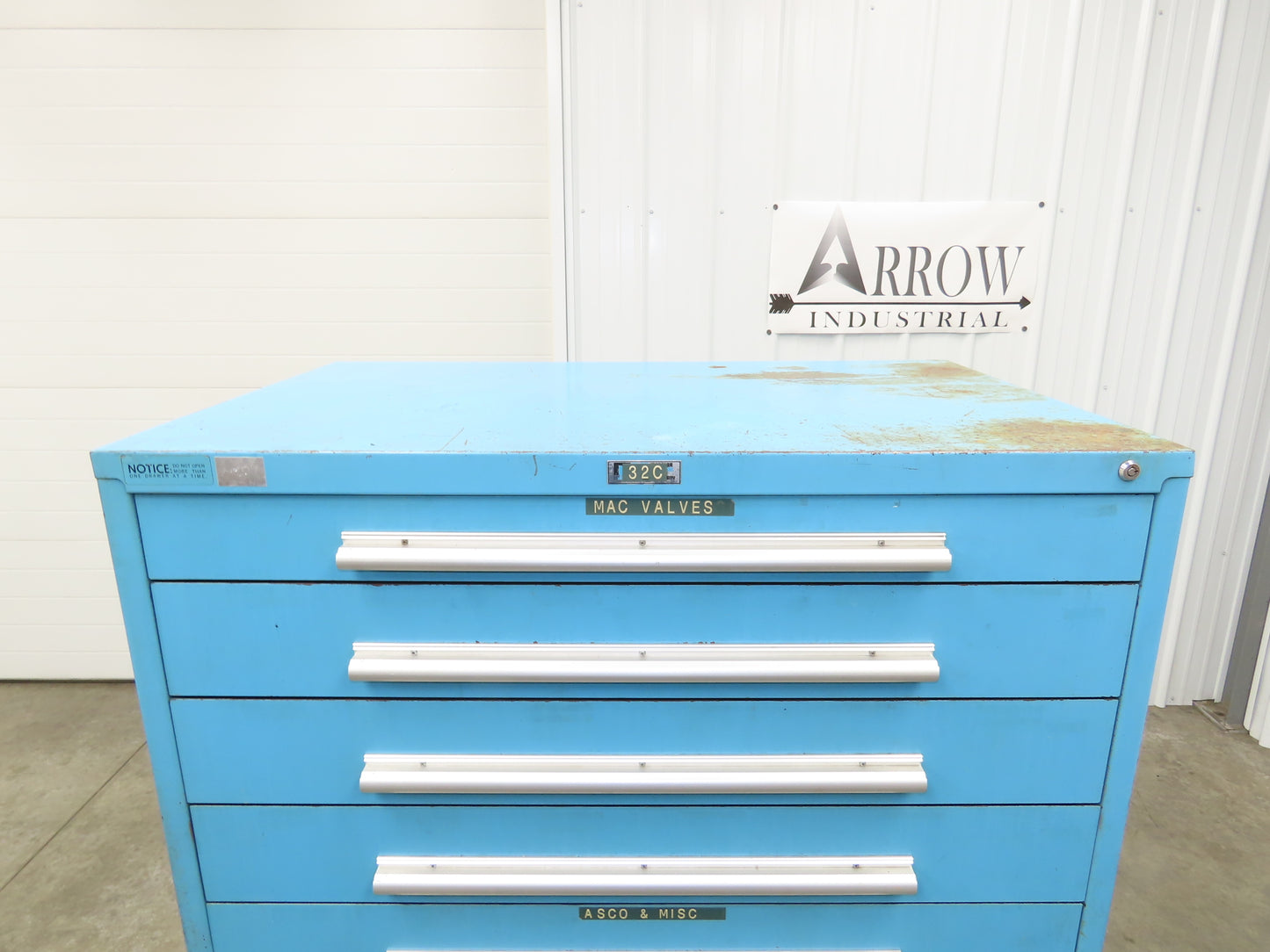 Nu-Era Modular Tool Storage Cabinet 9 Drawer 45x28x61" Vidmar Stanley Lista
