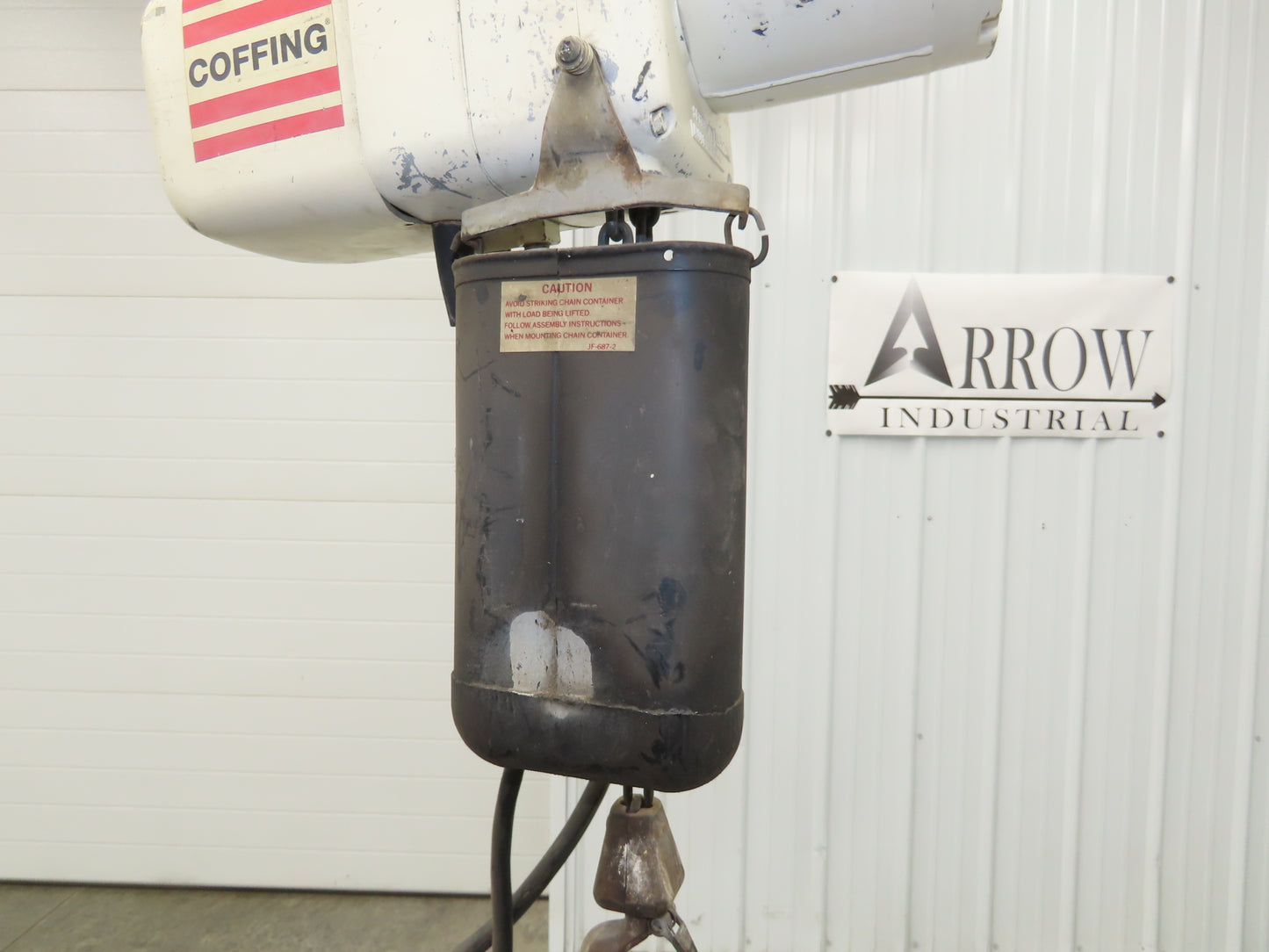 Coffing ELC 1/2 Ton 1000lbs Electric Chain Hoist 16 FPM 12' Lift 230/460V 3PH