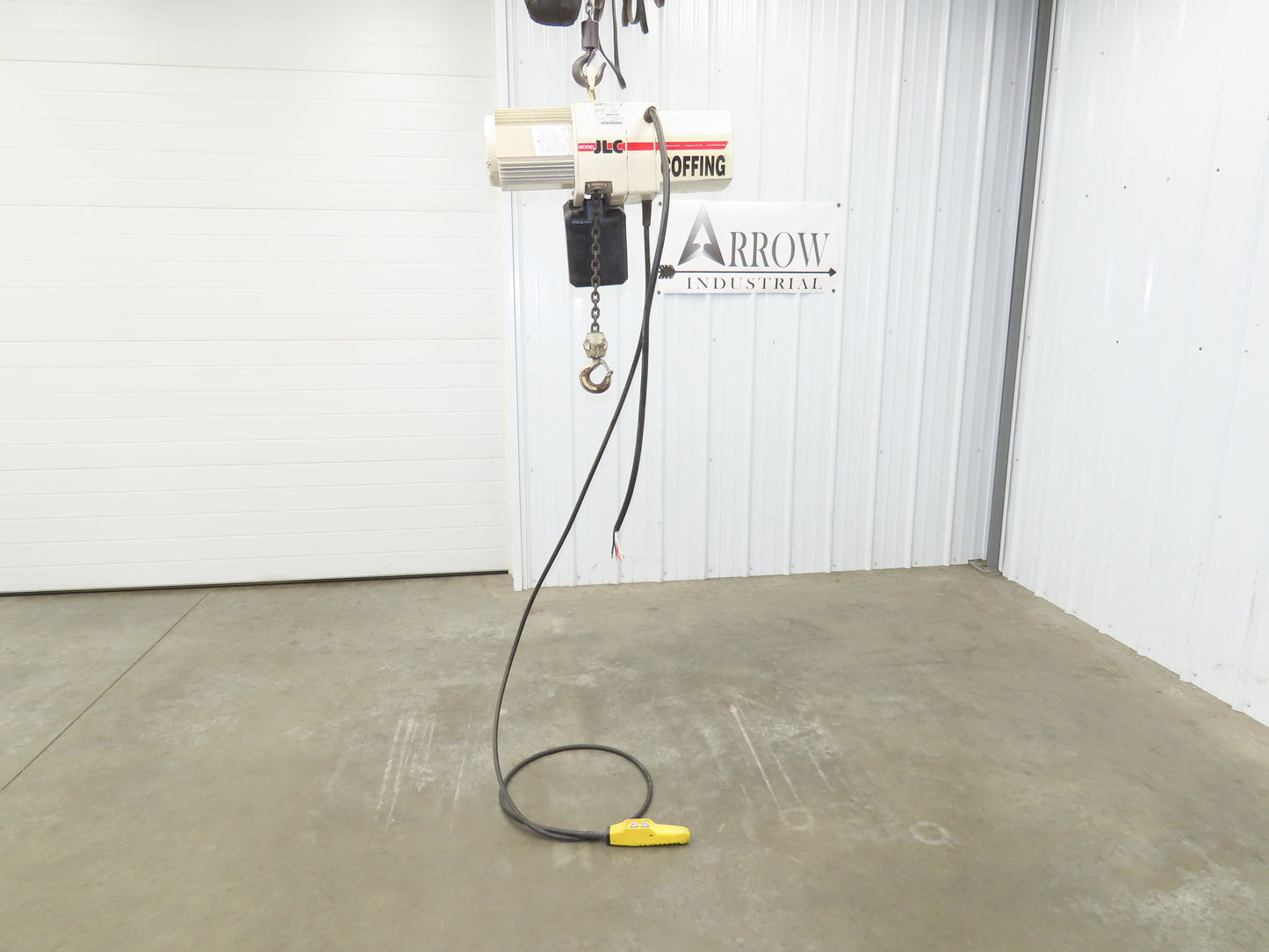 Coffing JLC 1/2 Ton 1000lbs Electric Chain Hoist 16 FPM 16' Lift 230/460V 3PH
