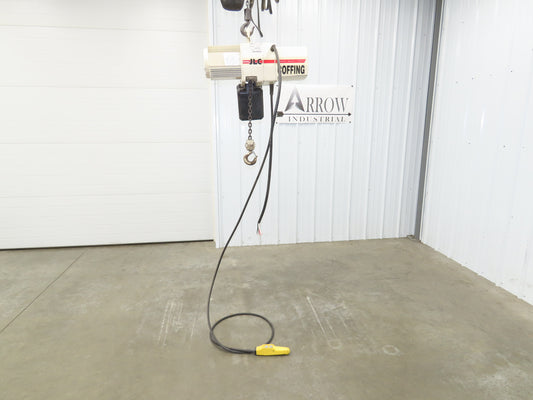 Coffing JLC 1/2 Ton 1000lbs Electric Chain Hoist 16 FPM 16' Lift 230/460V 3PH