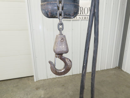 Coffing JF 1/4 Ton Electric Chain Hoist 16 FPM 9' Lift 230/460V 3PH