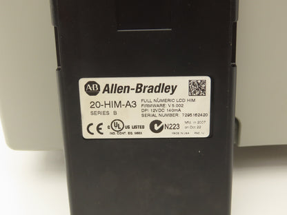 Allen Bradley 20AD022A0AYNADNN PowerFlex 70 VFD 15Hp 480V 3Ph 20A Ser A FW 1.012