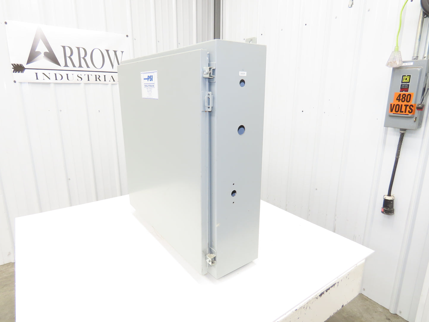 Hoffman A303010LP Electrical Enclosure 36x30x8" Wall Mount NEMA 12 Backpanel