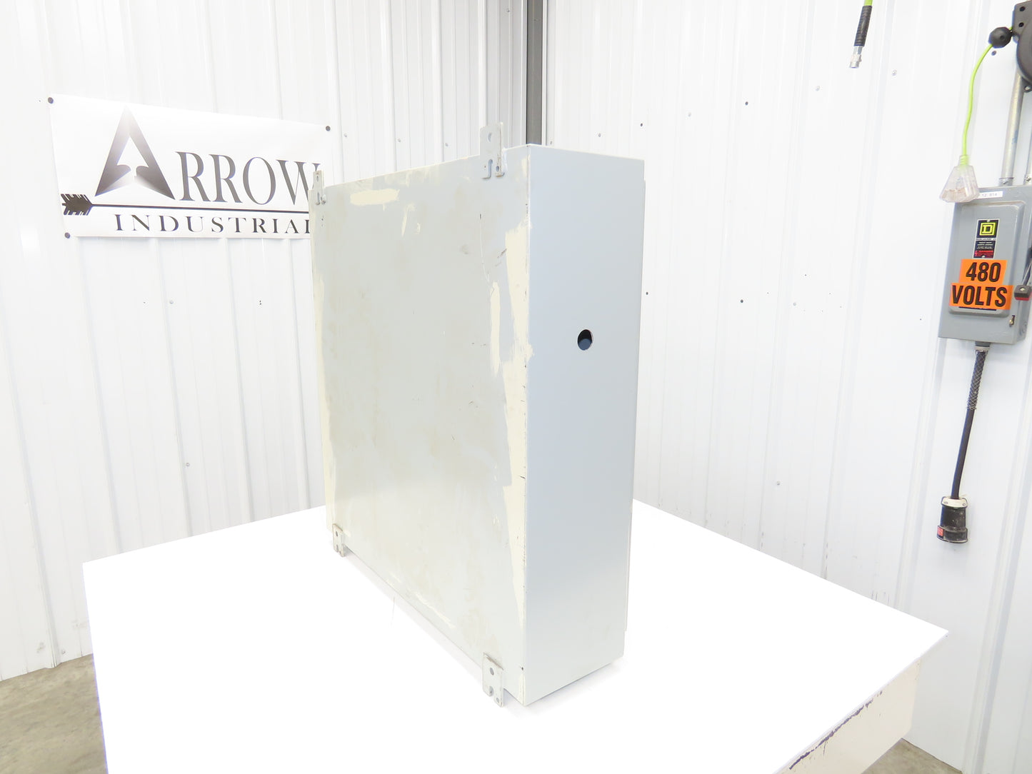 Hoffman A303010LP Electrical Enclosure 36x30x8" Wall Mount NEMA 12 Backpanel