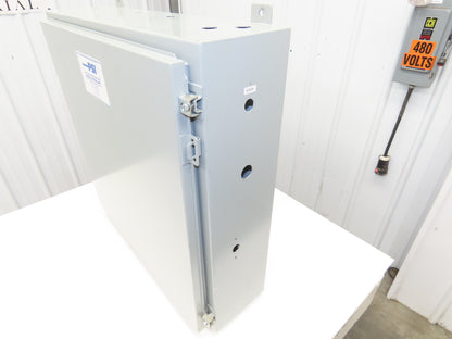 Hoffman A303010LP Electrical Enclosure 36x30x8" Wall Mount NEMA 12 Backpanel