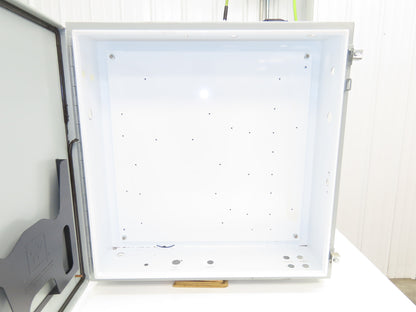 Hoffman A303010LP Electrical Enclosure 36x30x8" Wall Mount NEMA 12 Backpanel