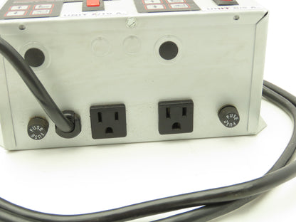 Rodix 121-000-2001 FC-200-2 Dual Vibratory Feeder Control 120VAC 50/60Hz-READ