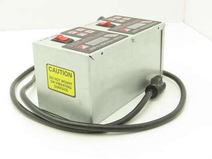 Rodix 121-000-2001 FC-200-2 Dual Vibratory Feeder Control 120VAC 50/60Hz-READ