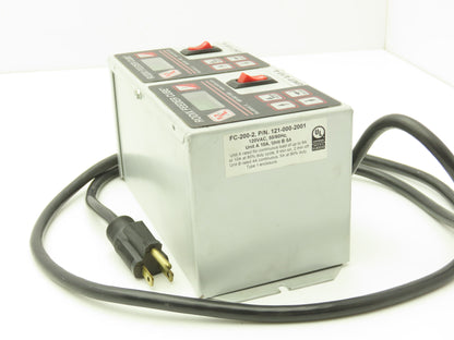 Rodix 121-000-2001 FC-200-2 Dual Vibratory Feeder Control 120VAC 50/60Hz-READ