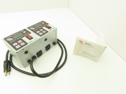 Rodix 121-000-2001 FC-200-2 Dual Vibratory Feeder Control 120VAC 50/60Hz-READ