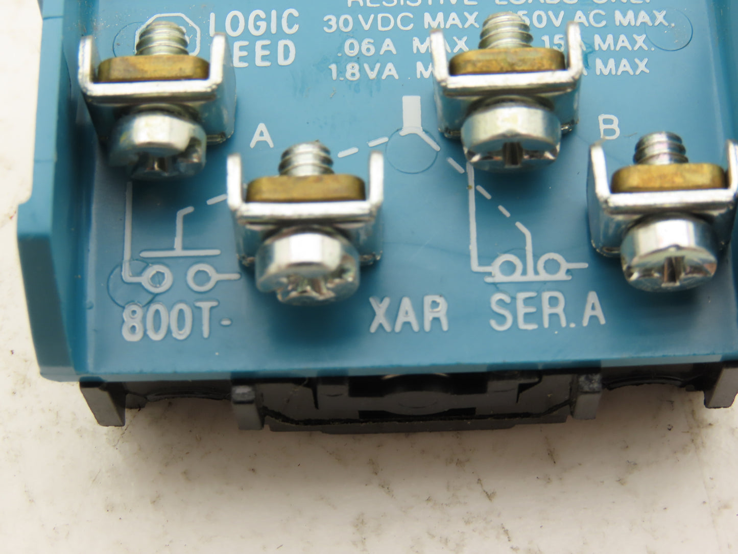 Allen Bradley 800T-XAR Logic Reed 30mm Pushbutton Contact Block 1NO 1NC Lot of 7