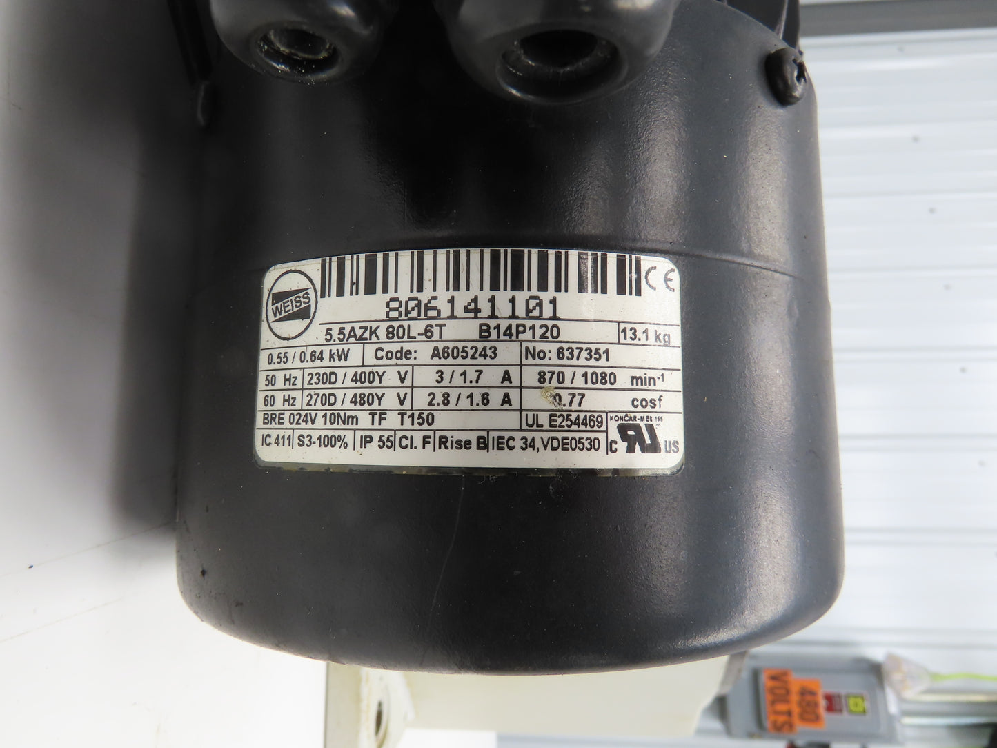 Weiss TC0320T Rotary Indexing Table 16 Station 320mm OD 0.64kw 230/460V 3Ph