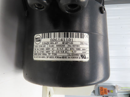 Weiss TC0320T Rotary Indexing Table 16 Station 320mm OD 0.64kw 230/460V 3Ph