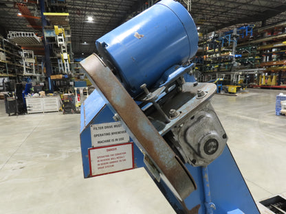 Barnes Kleenall Chip Conveyor Scraper Chain Coolant Filter 25"x72" Infeed 55"H