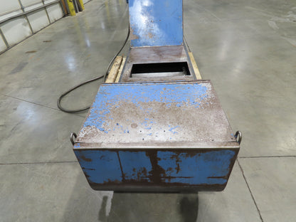 Barnes Kleenall Chip Conveyor Scraper Chain Coolant Filter 25"x72" Infeed 55"H