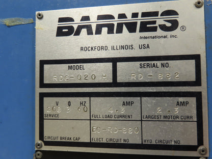 Barnes Kleenall Chip Conveyor Scraper Chain Coolant Filter 25"x72" Infeed 55"H