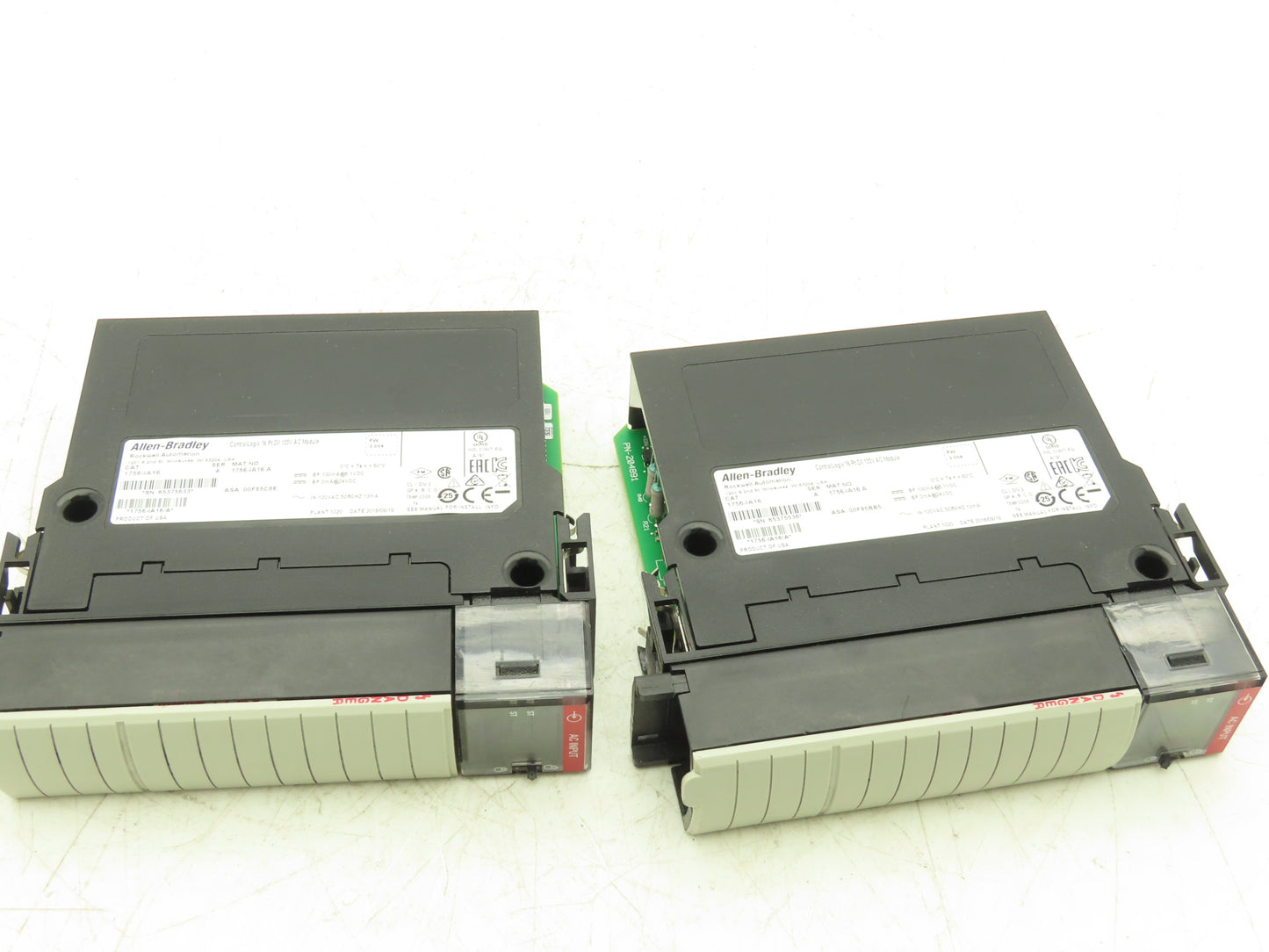 Allen Bradley 1756-IA16 A ControlLogix PLC AC Input Module 16PT 120VAC FW 3.004