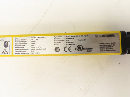Schmersal SLC440COM-R-0650-14 Safety Light Curtain Receiver 650mm Parts/Repair