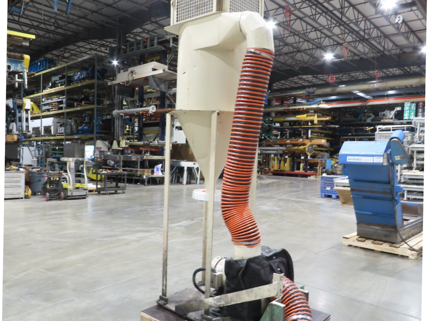 Cincinnati Fan PB-15A Cyclone Dust Collector Mesh Filter 5Gal 2600cfm 10Hp 112"H