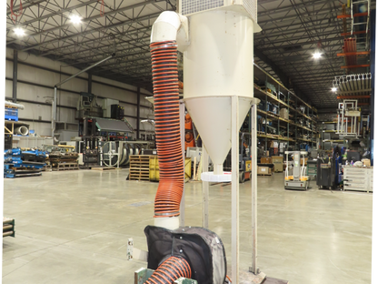 Cincinnati Fan PB-15A Cyclone Dust Collector Mesh Filter 5Gal 2600cfm 10Hp 112"H