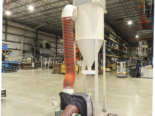 Cincinnati Fan PB-15A Cyclone Dust Collector Mesh Filter 5Gal 2600cfm 10Hp 112"H