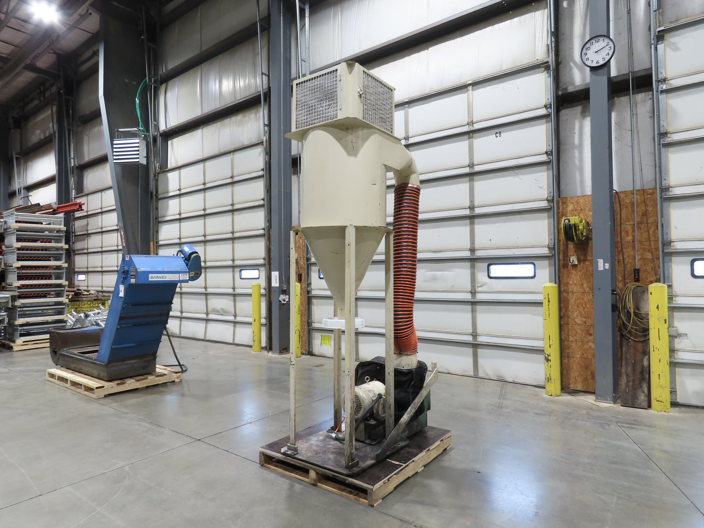 Cincinnati Fan PB-15A Cyclone Dust Collector Mesh Filter 5Gal 2600cfm 10Hp 112"H