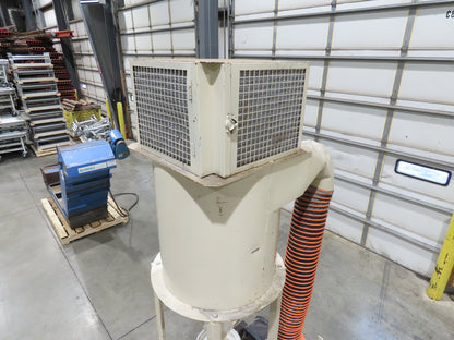 Cincinnati Fan PB-15A Cyclone Dust Collector Mesh Filter 5Gal 2600cfm 10Hp 112"H
