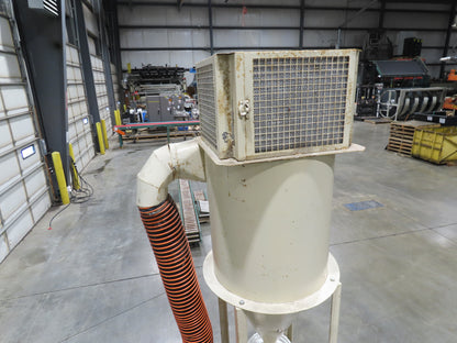 Cincinnati Fan PB-15A Cyclone Dust Collector Mesh Filter 5Gal 2600cfm 10Hp 112"H