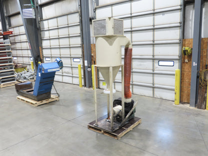 Cincinnati Fan PB-15A Cyclone Dust Collector Mesh Filter 5Gal 2600cfm 10Hp 112"H