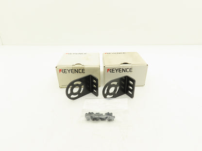 Keyence OP-76819 Light Curtain L Shaped Mounting Bracket  Lot of 4
